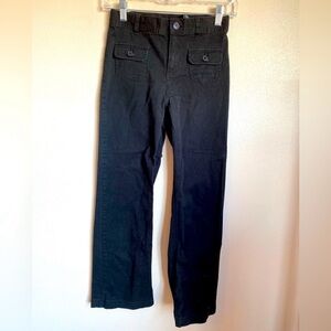🎊 3/$10 Girls black front pocket pants Size:12